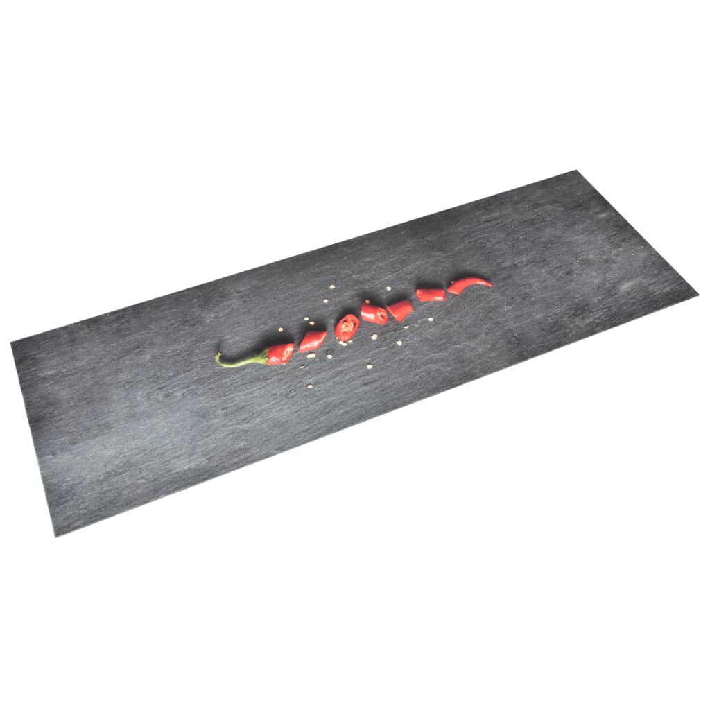 Vaskbart kjøkkenteppe pepper 60x180 cm