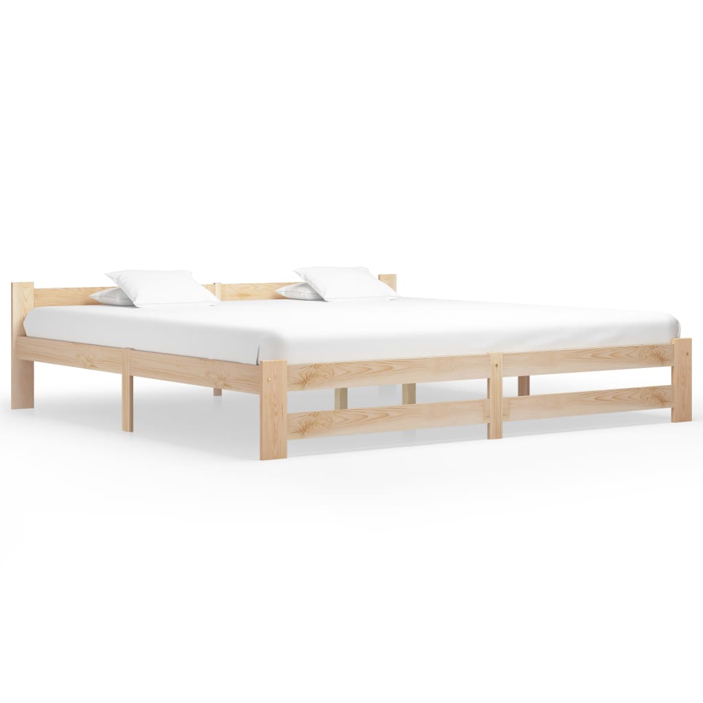Sengeramme heltre furu 200x200 cm