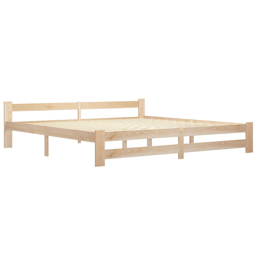 Sengeramme heltre furu 200x200 cm