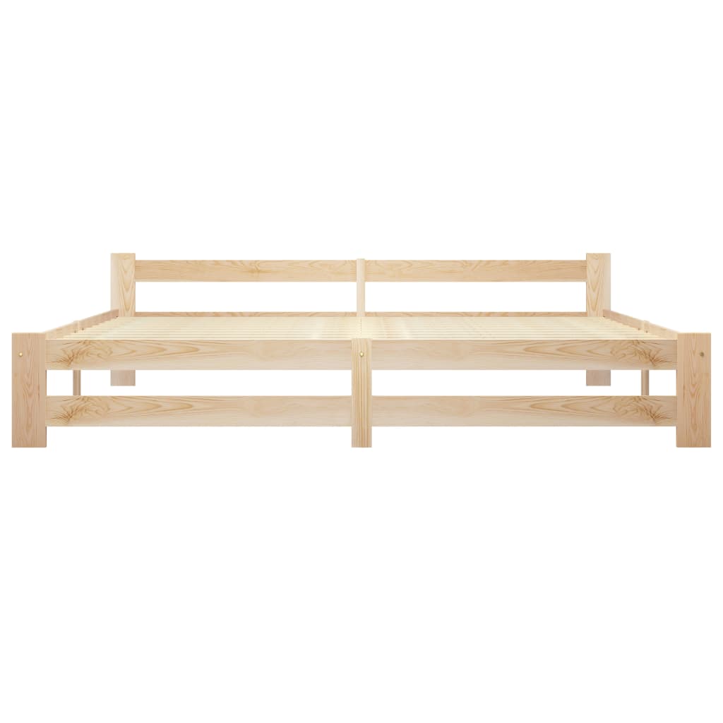 Sengeramme heltre furu 200x200 cm
