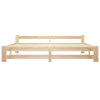 Sengeramme heltre furu 200x200 cm