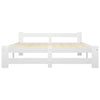 Sengeramme hvit heltre furu 120x200 cm