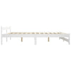 Sengeramme hvit heltre furu 160x200 cm