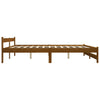 Sengeramme honningbrun heltre furu 140x200 cm