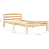 Sengeramme heltre furu 100x200 cm