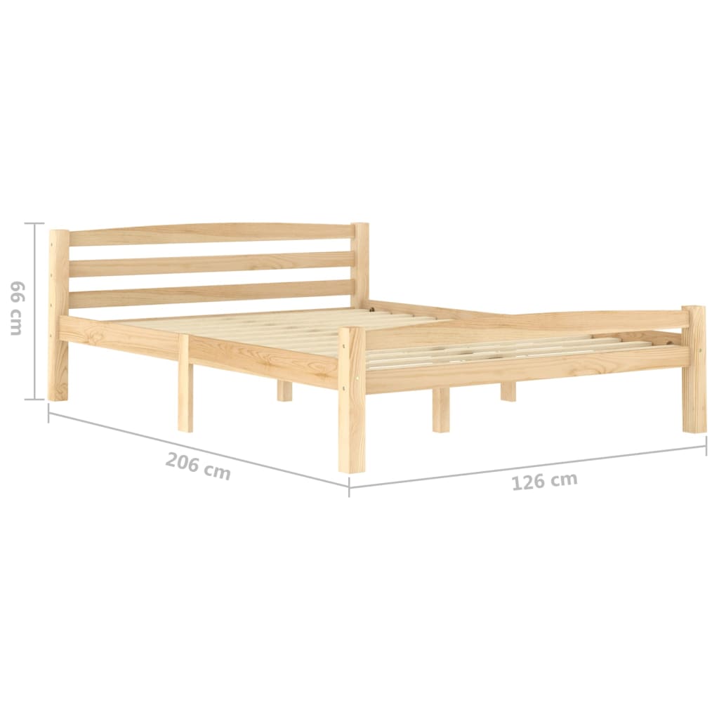 Sengeramme heltre furu 120x200 cm