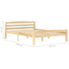 Sengeramme heltre furu 120x200 cm