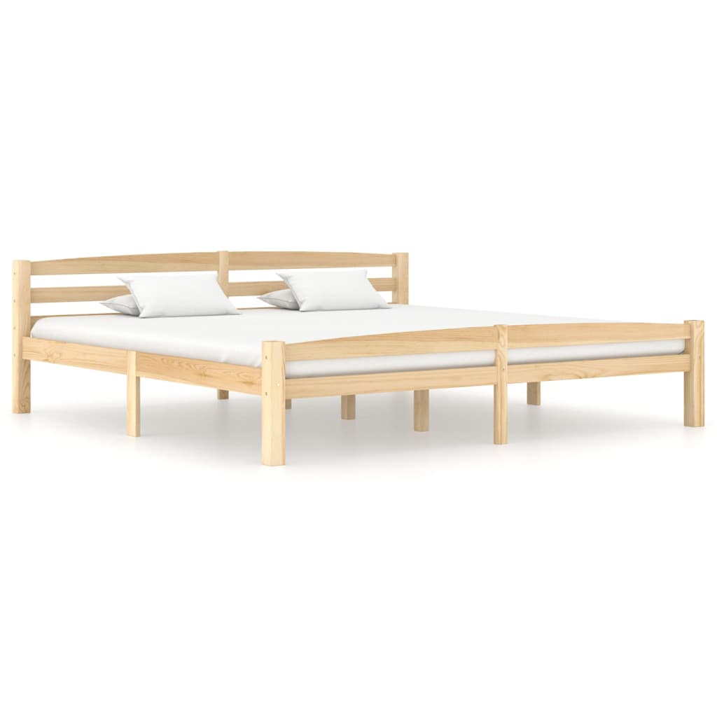 Sengeramme heltre furu 200x200 cm