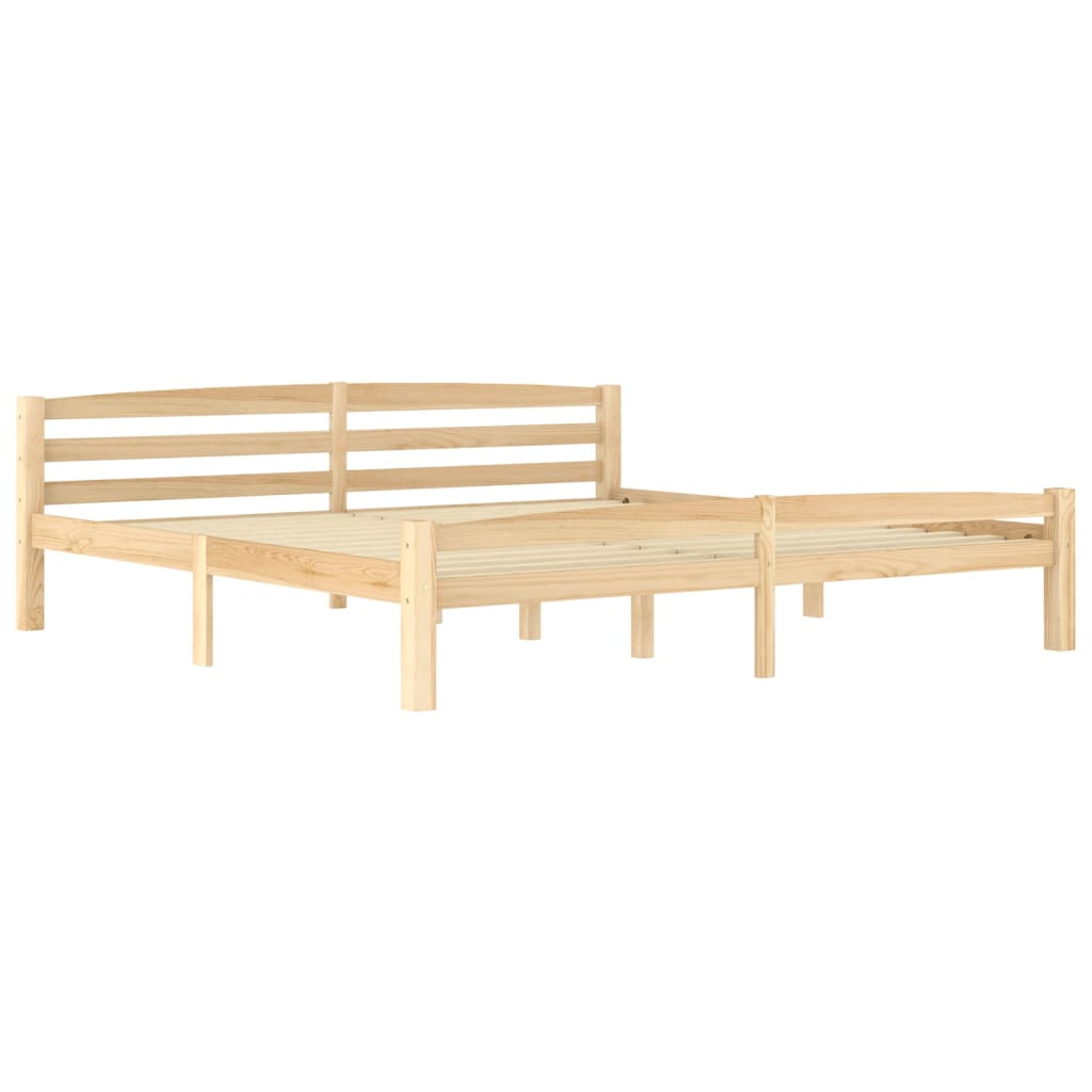 Sengeramme heltre furu 200x200 cm