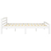 Sengeramme hvit heltre furu 160x200 cm