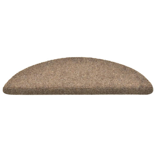 Trappematter selvklebende 10 stk 56x17x3 cm beige halvrund