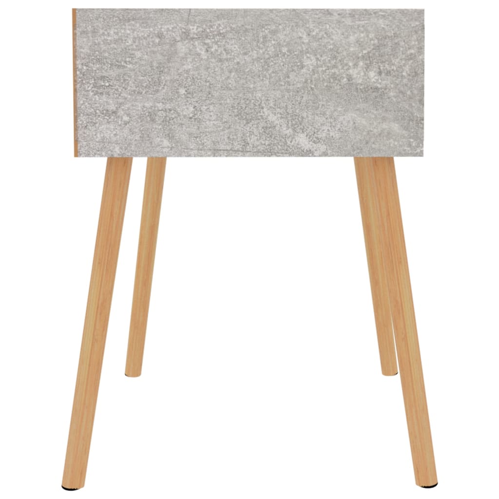 Nattbord betonggrå 40x40x56 cm konstruert tre