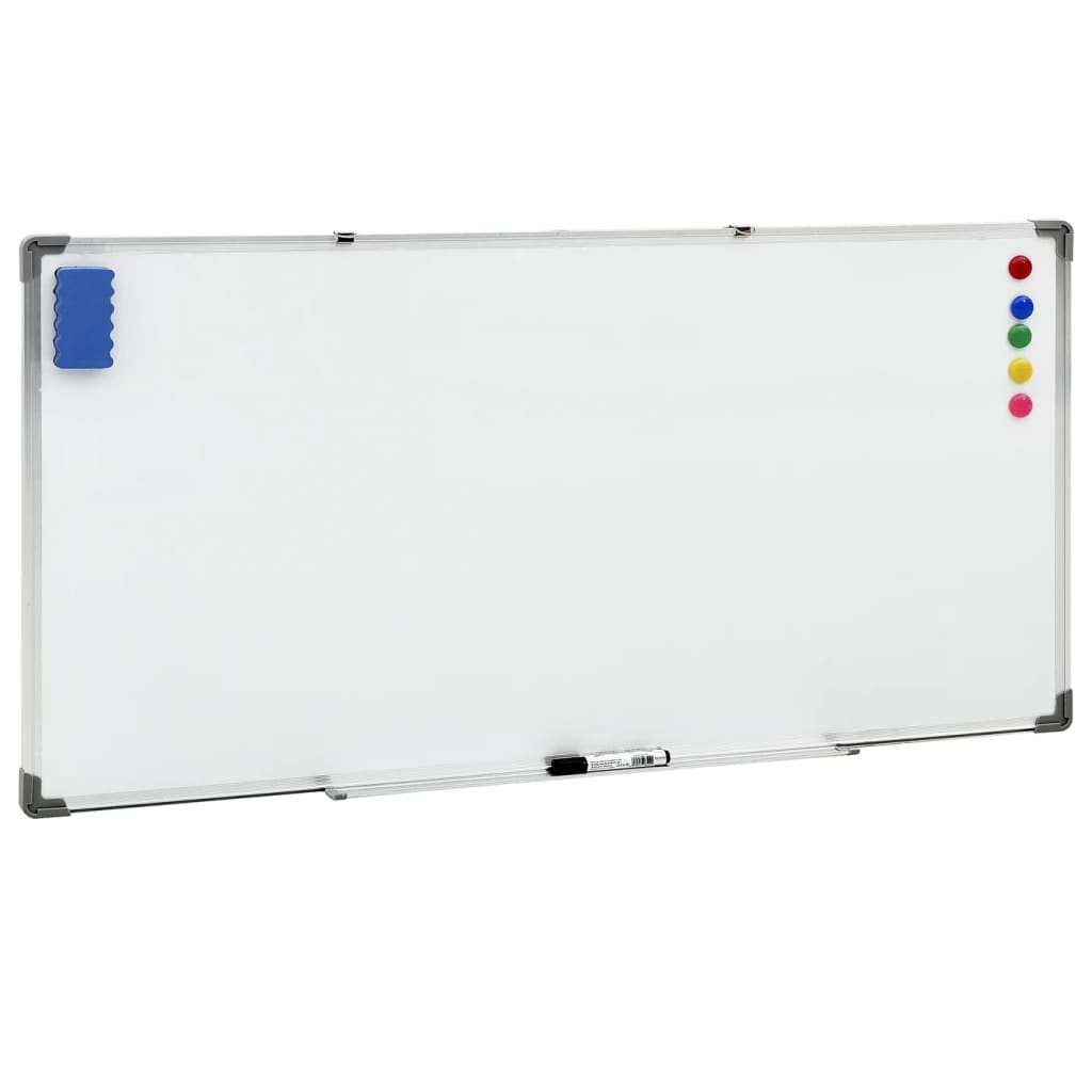 Magnetisk tavle hvit 110x60 cm stål