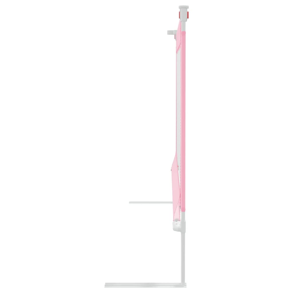 Sengehest småbarn rosa 150x25 cm stoff