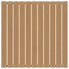 Fotskammel til hage 70x70x30 cm honningbrun heltre furu
