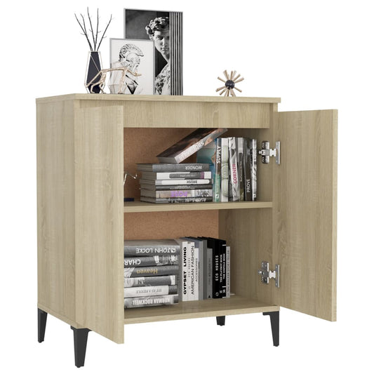 Skjenk sonoma eik 60x35x70 cm konstruert tre