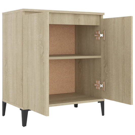 Skjenk sonoma eik 60x35x70 cm konstruert tre