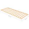 Spilebase med 13 lameller 80x200 cm
