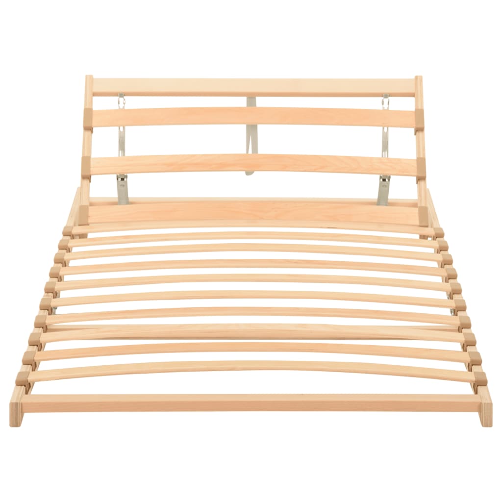 Spilebase med 13 lameller og justerbar hodegavl 80x200 cm