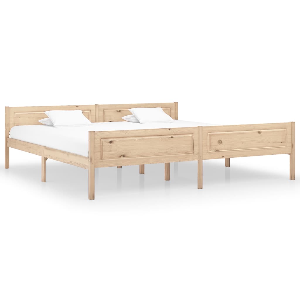 Sengeramme heltre furu 200x200 cm