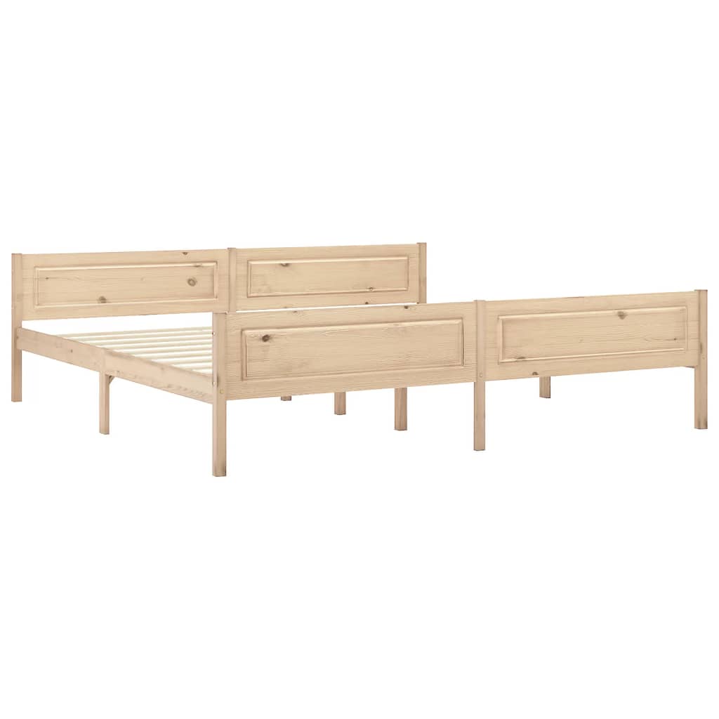Sengeramme heltre furu 200x200 cm