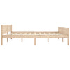 Sengeramme heltre furu 200x200 cm