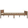Sengeramme heltre furu honningbrun 140x200 cm
