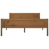 Sengeramme heltre furu honningbrun 140x200 cm