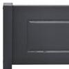 Sengeramme heltre furu grå 120x200 cm