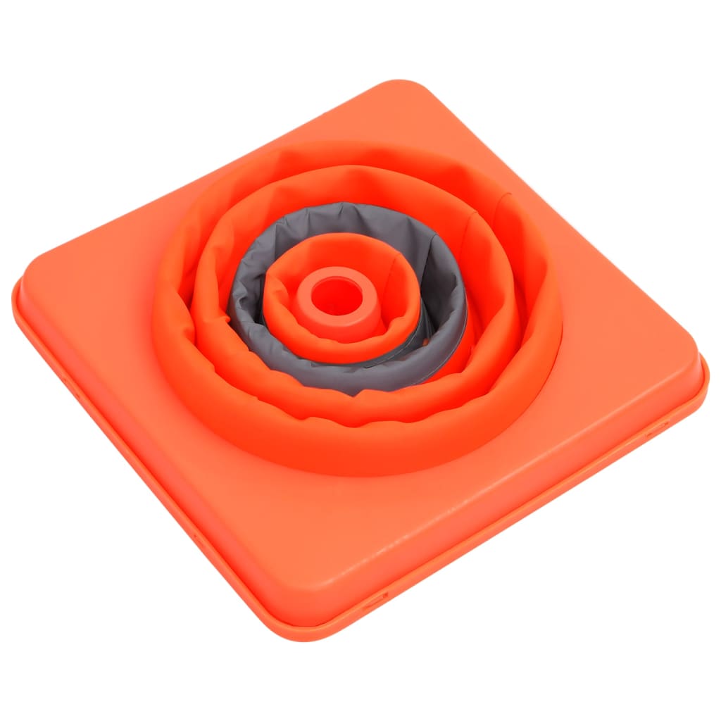 Pop-up trafikkjegler 10 stk 42 cm