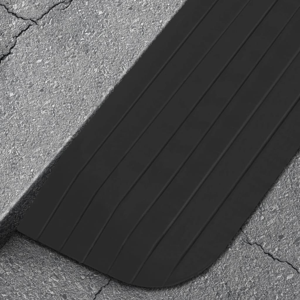 Terskelramper 2 stk 110x21x2,5 cm gummi