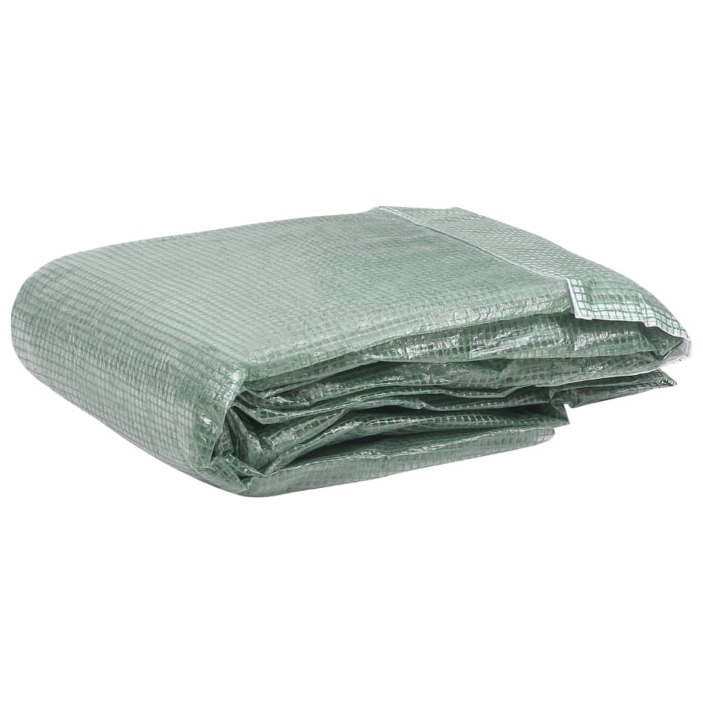 Erstattningstrekk til drivhus (32 m²) 400x800x200 cm grønn