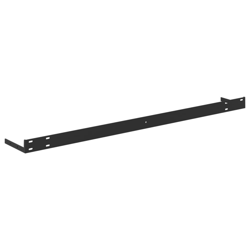 Flytende vegghyller 2 stk betonggrå 90x23,5x3,8 cm MDF