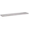 Flytende vegghyller 4 stk betonggrå 120x23,5x3,8 cm MDF