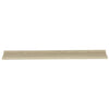 Vegghyller 4 stk sonoma eik 100x9x3 cm