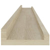 Vegghyller 4 stk sonoma eik 100x9x3 cm
