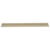 Vegghyller 4 stk sonoma eik 115x9x3 cm