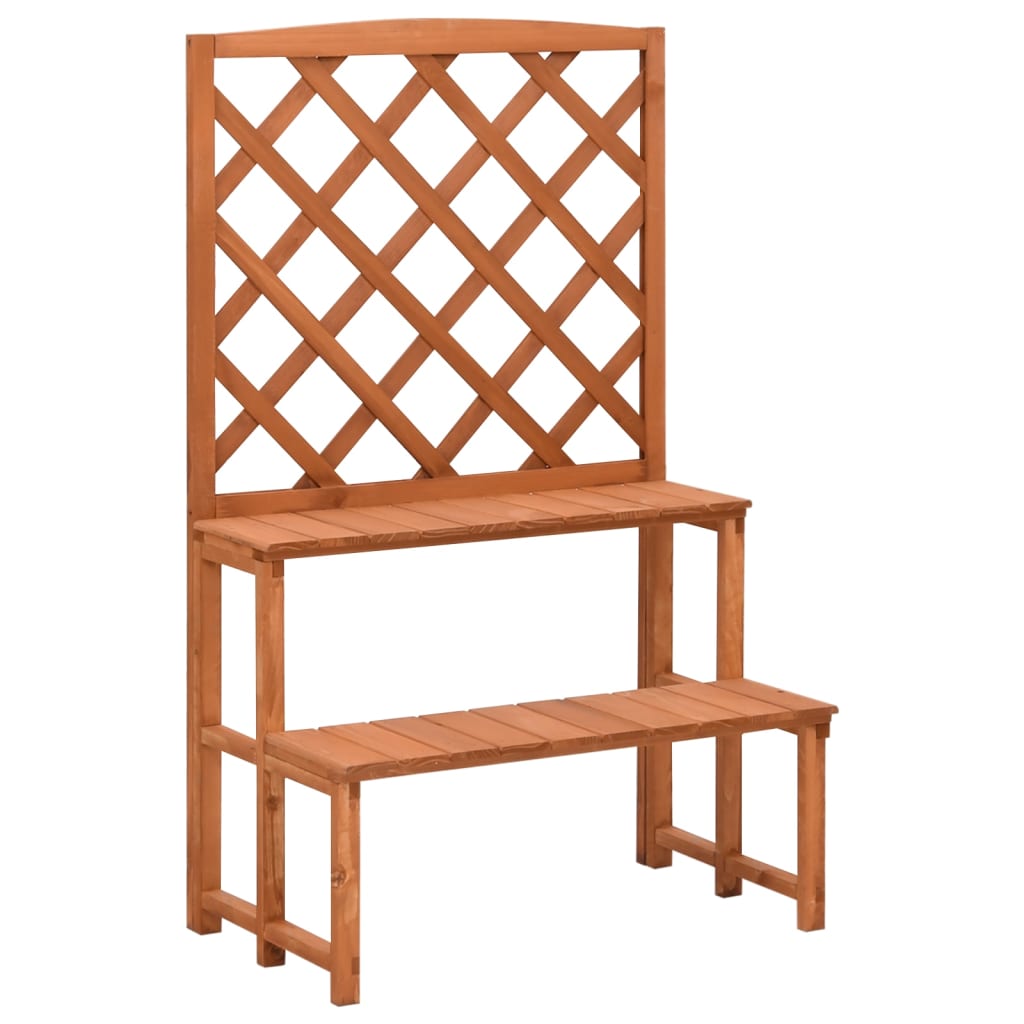 Plantestativ med espalier 70x42x115 cm heltre gran