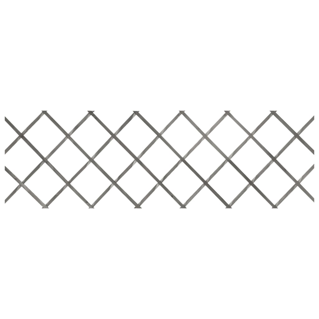 Espaliergjerder 5 stk heltre gran 180x60 cm grå