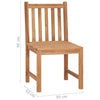 Hagestoler 4 stk heltre teak