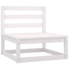 2-seters hagesofa hvit heltre furu