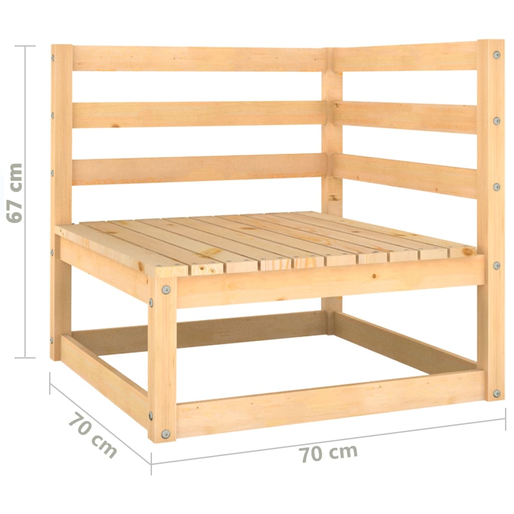 2-seters hagesofa heltre furu