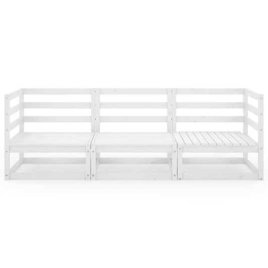 3-seters hagesofa hvit heltre furu