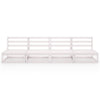 4-seters hagesofa hvit heltre furu