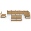 Hagesofagruppe 10 deler honningbrun heltre furu