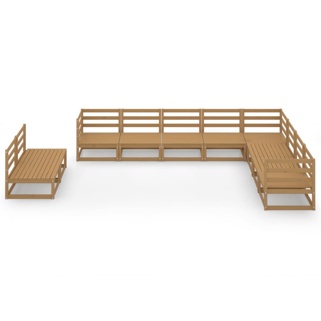 Hagesofagruppe 10 deler honningbrun heltre furu