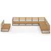Hagesofagruppe 10 deler honningbrun heltre furu