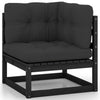 Hagesofa med puter 3-seters heltre furu