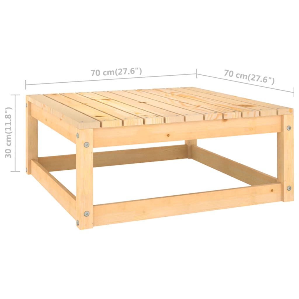 Hagesofagruppe med puter 6 deler heltre furu