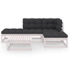 Hagesofagruppe med puter 5 deler heltre furu